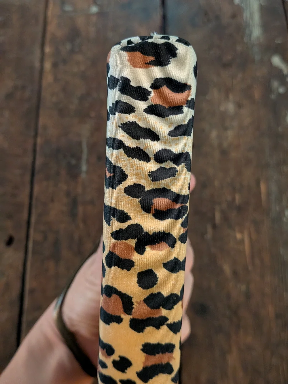Vintage Y2K Far Nine Leopard Print Hard Case Clutch Evening Bag